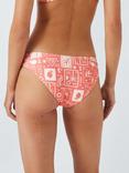 John Lewis ANYDAY Postcard Print Bikini Bottoms, Powder Pink