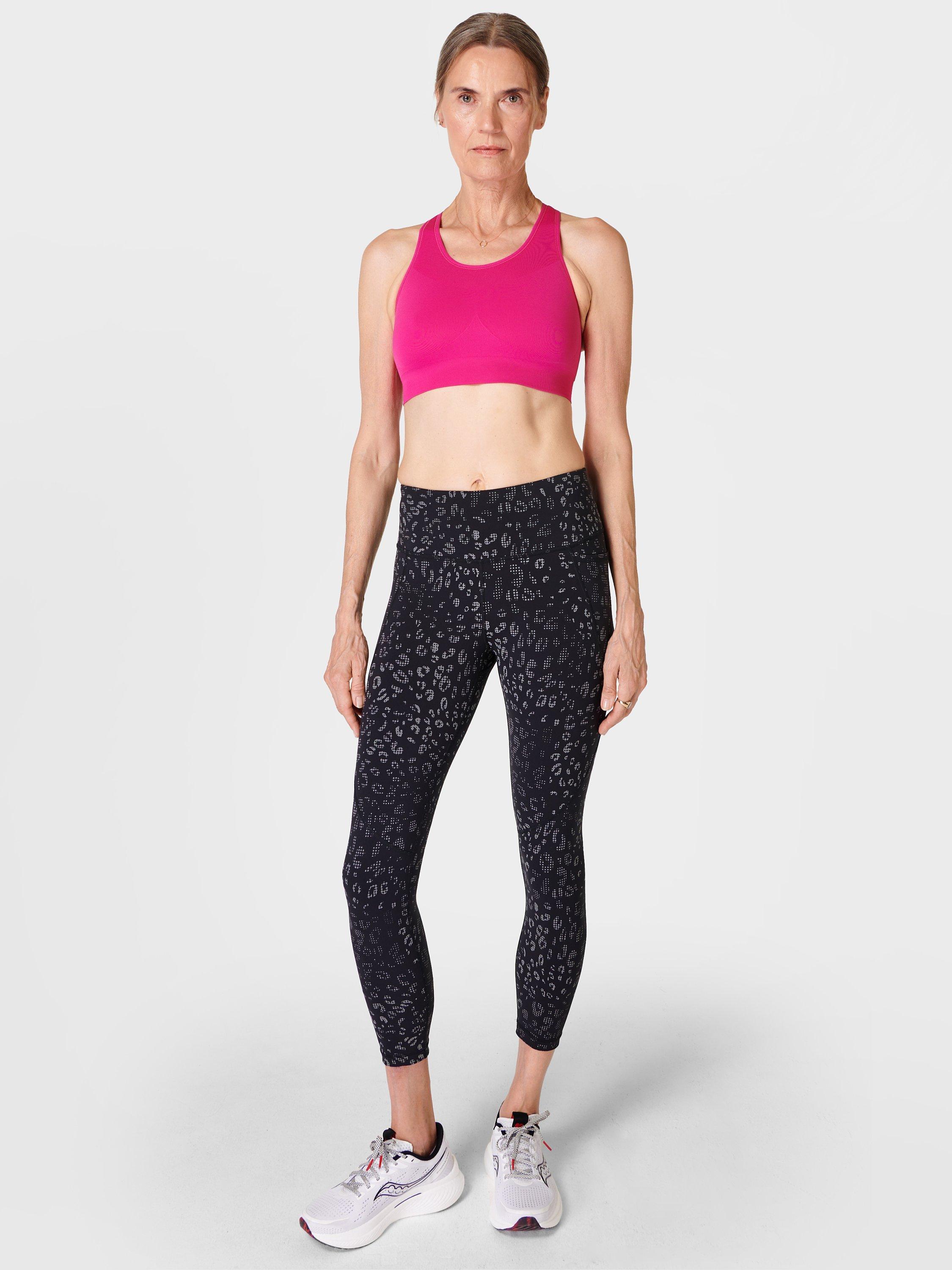 Product image 3 of 6, which shows Sweaty Betty Stamina Workout Sports Bra, Punk Pink, XXXL