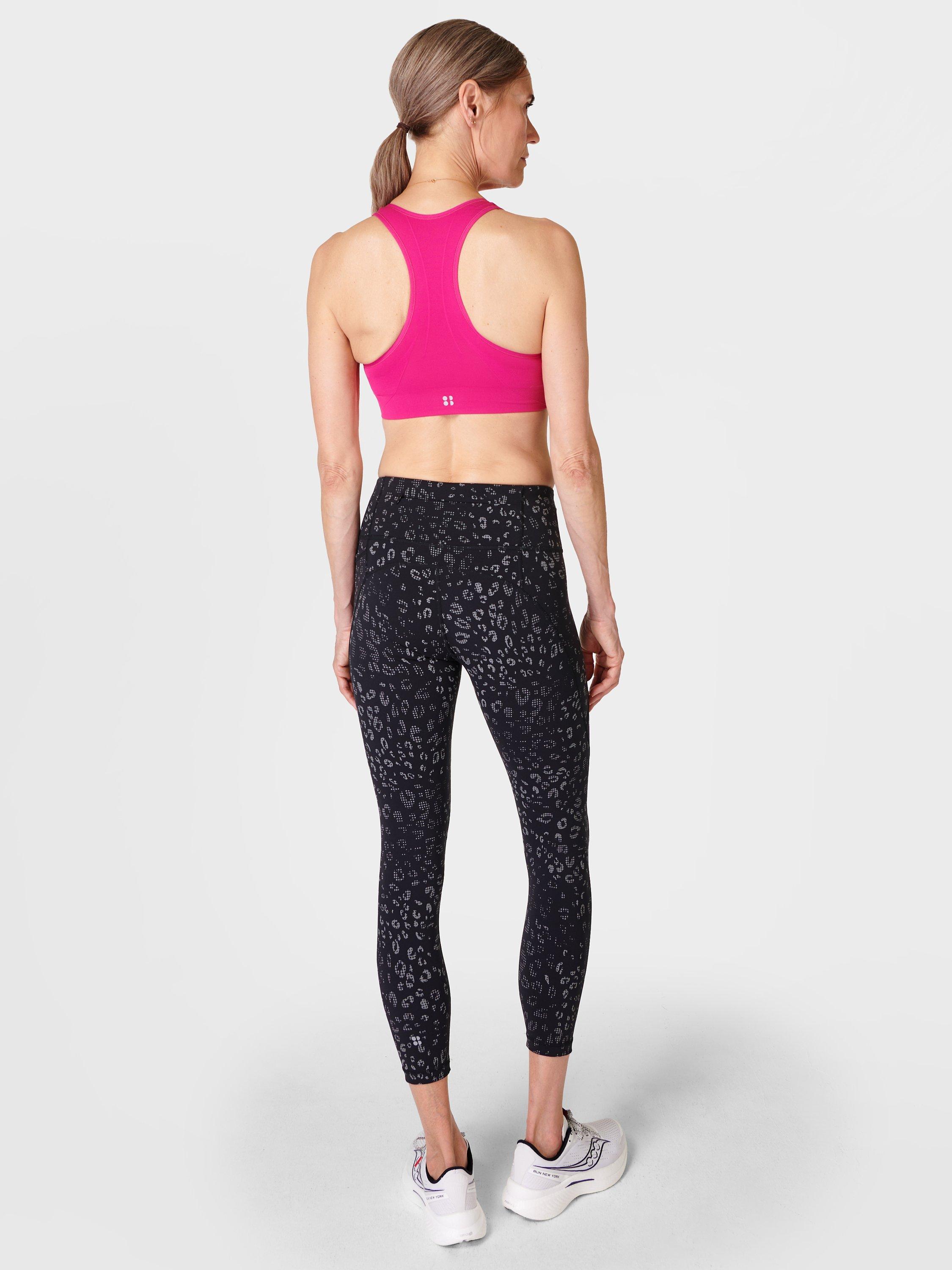 Product image 4 of 6, which shows Sweaty Betty Stamina Workout Sports Bra, Punk Pink, XXXL