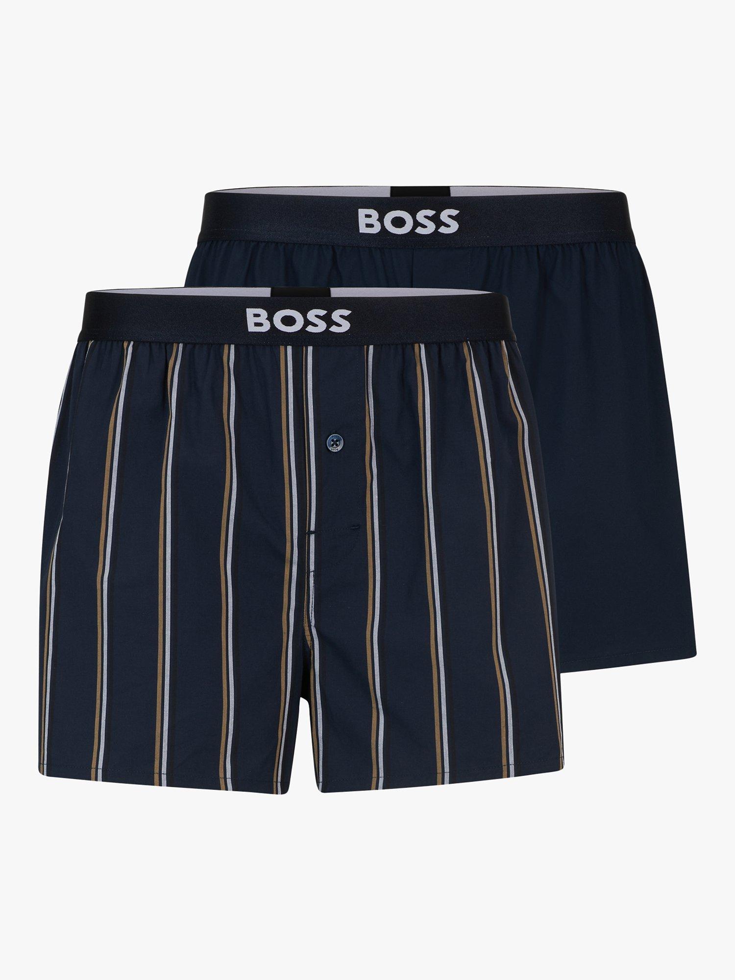 BOSS Boxer Shorts, Pack of 2, Blue/Multi