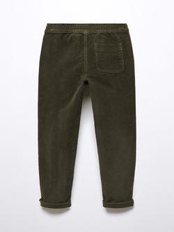 Mango Kids' Jorge Corduroy Joggers, Beige Khaki - view 2, Beige Khaki