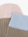 Dear Denier Celine Contrast Rib Knit Socks