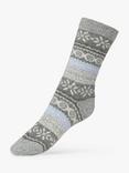 Dear Denier Ellen Recycled Wool Cashmere Blend Fairisle Socks