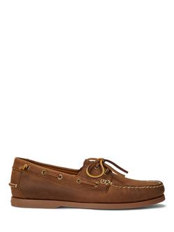 Polo Ralph Lauren Merton Deep Saddle Boat Shoes, Tan, Tan