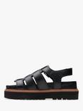 Clarks Orianna Twist Leather Caged Sandals