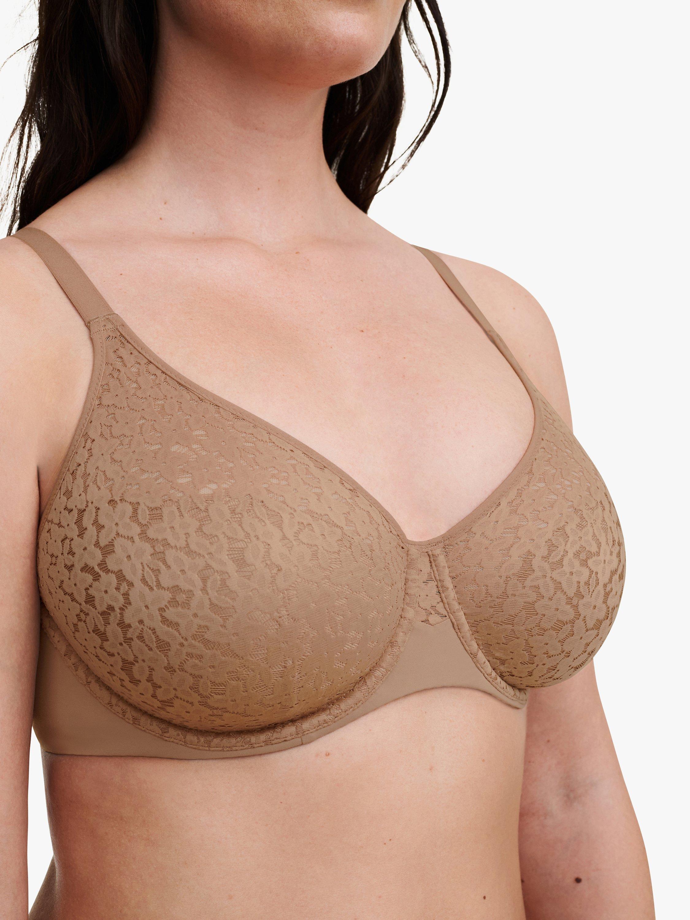 Product image 4 of 8, which shows Chantelle Norah Comfort Underwired Bra, Coffee Latte, 36DD