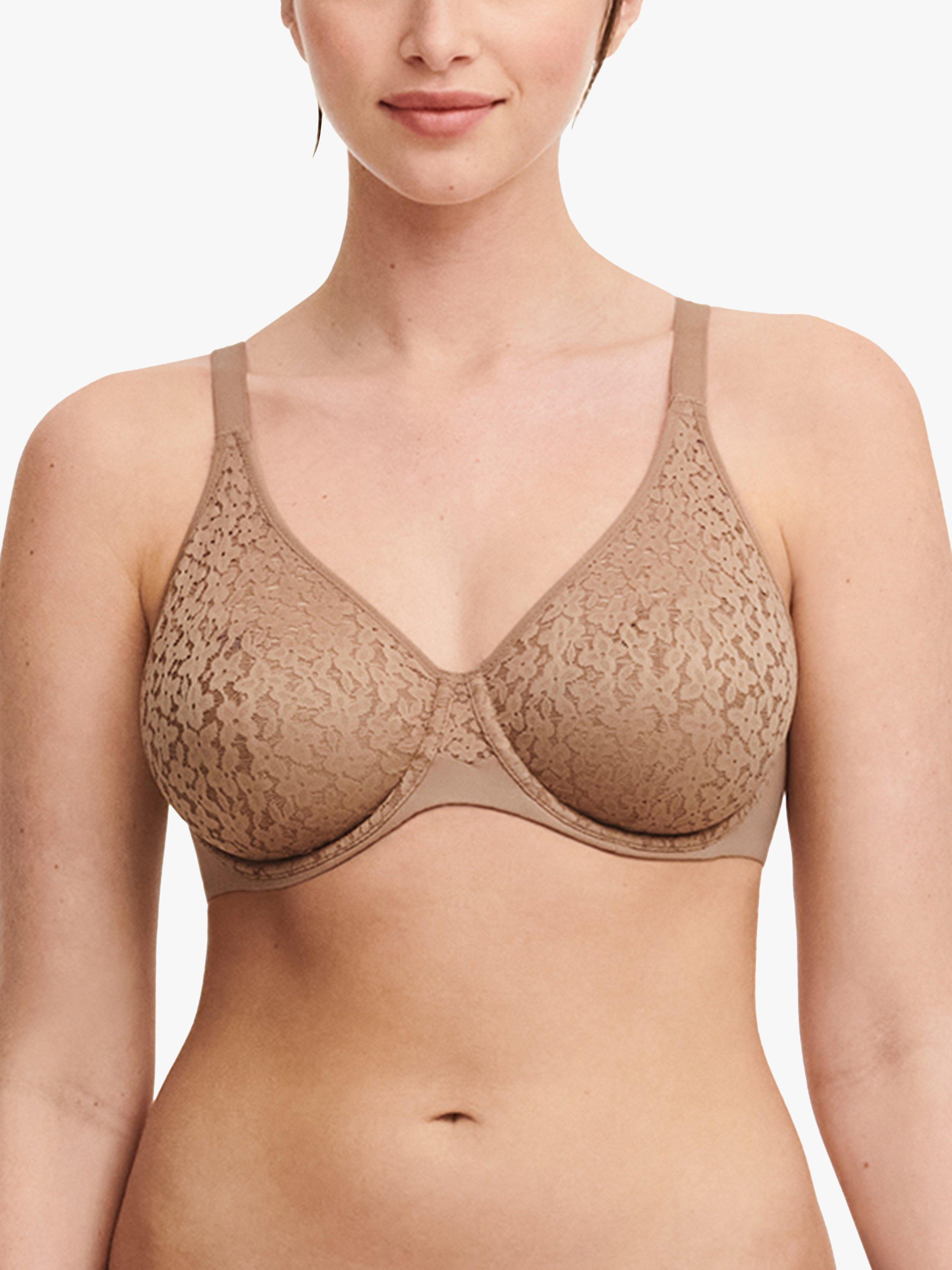 Product image 5 of 8, which shows Chantelle Norah Comfort Underwired Bra, Coffee Latte, 36DD