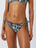 AND/OR Botanical Frill Bikini Bottoms, Navy