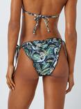 AND/OR Botanical Frill Bikini Bottoms, Navy