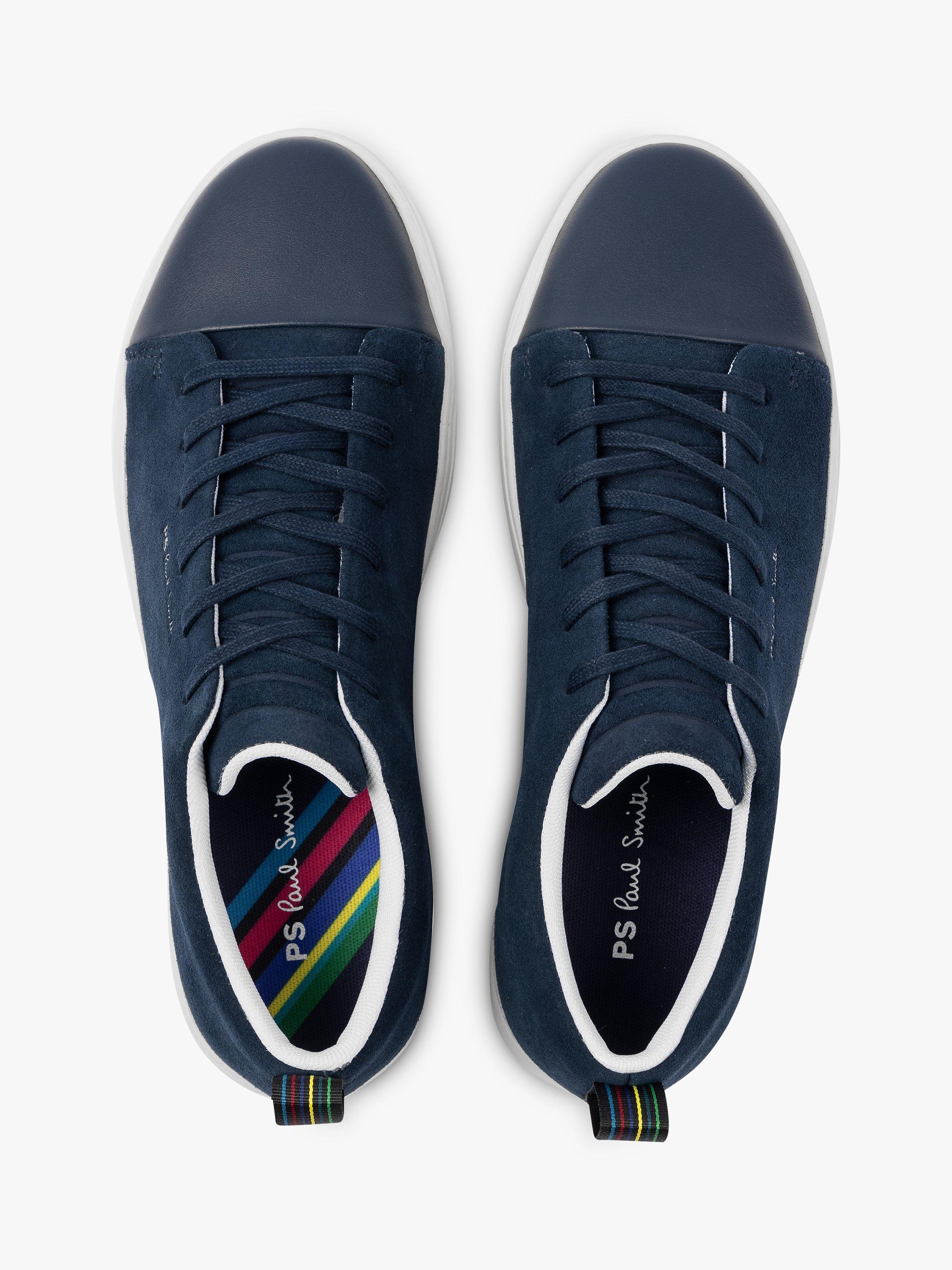 Product image 3 of 5, which shows Paul Smith Lee Suede Trainers, Navy, 7