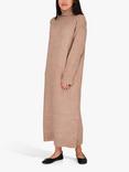 A-VIEW Penny Knit Wool Blend Jumper Dress, 210 Camel