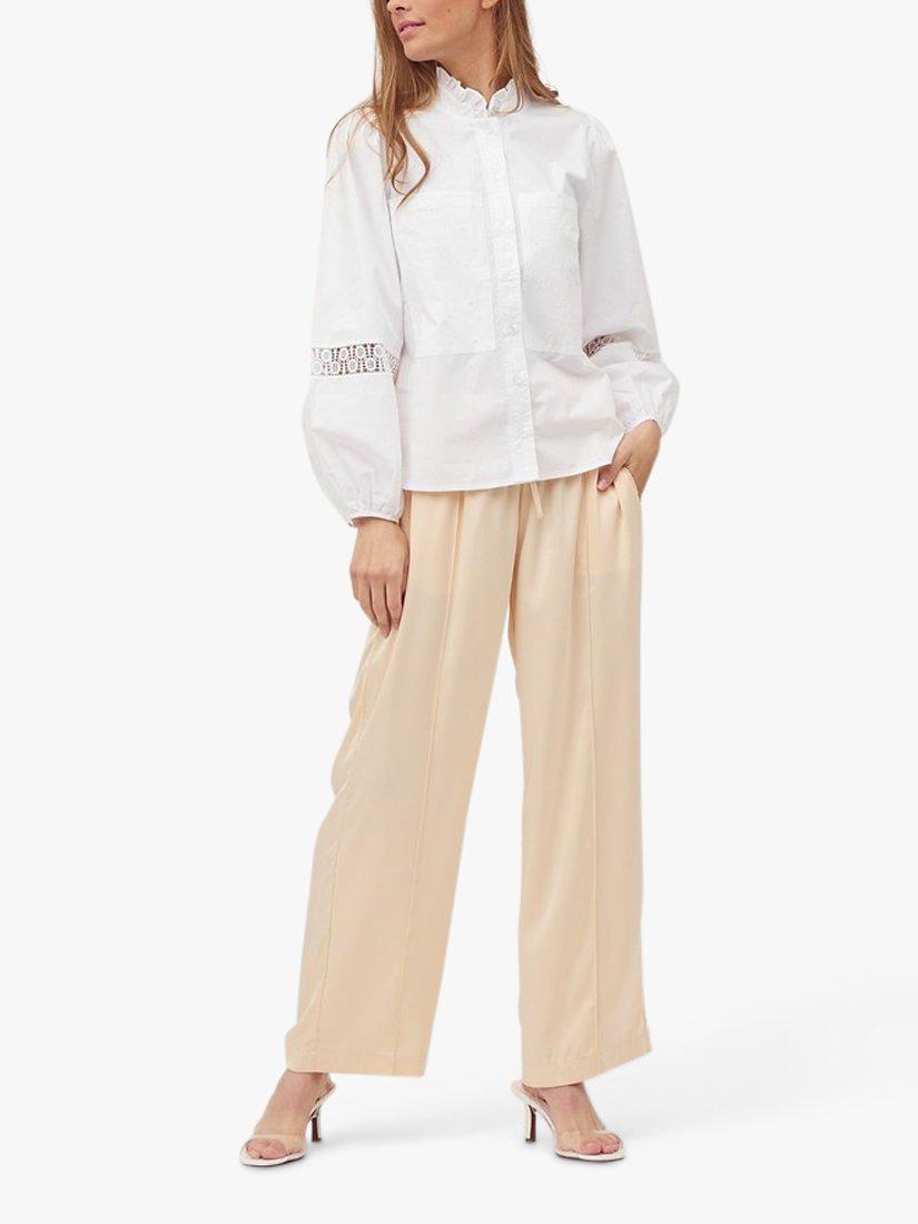 Product image 1 of 3, which shows A-VIEW  Tiffany Lace Shirt, White, 000 White, 8