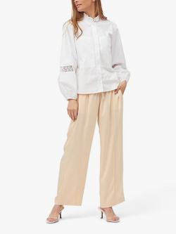 A-VIEW  Tiffany Lace Shirt, White, 000 White