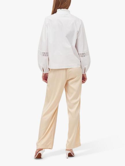 A-VIEW  Tiffany Lace Shirt, White - view 2, 000 White