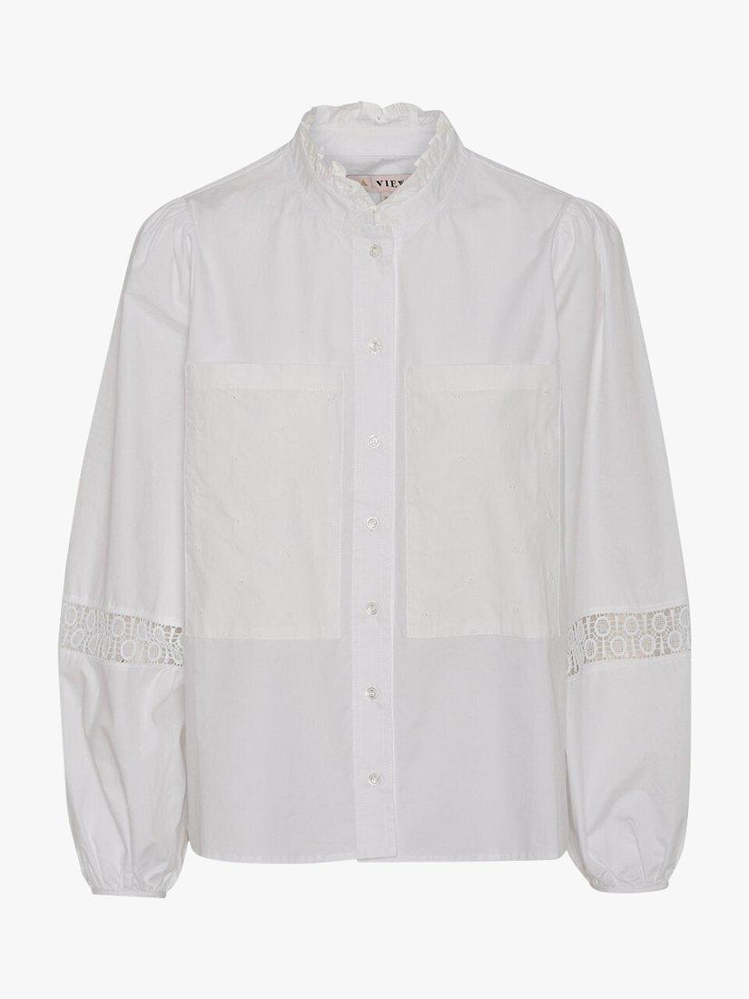 Product image 3 of 3, which shows A-VIEW  Tiffany Lace Shirt, White, 000 White, 8