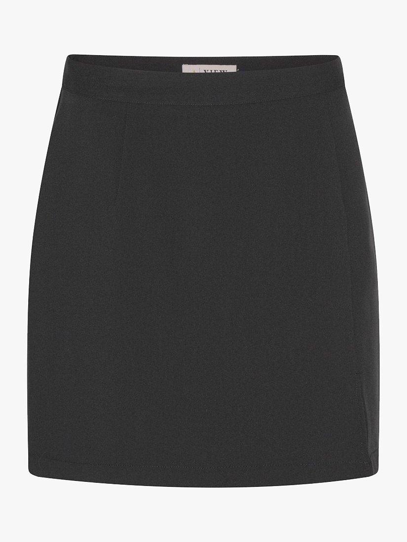 Product image 4 of 4, which shows A-VIEW Annali Side Slit Skirt, Black, 8