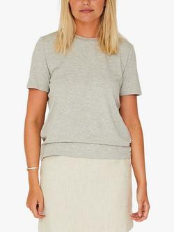 A-VIEW Stabil Short Sleeve Top, Light Grey