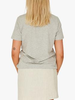 A-VIEW Stabil Short Sleeve Top - view 2, Light Grey