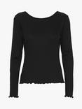 A-VIEW Florine Long Sleeve Top, Black