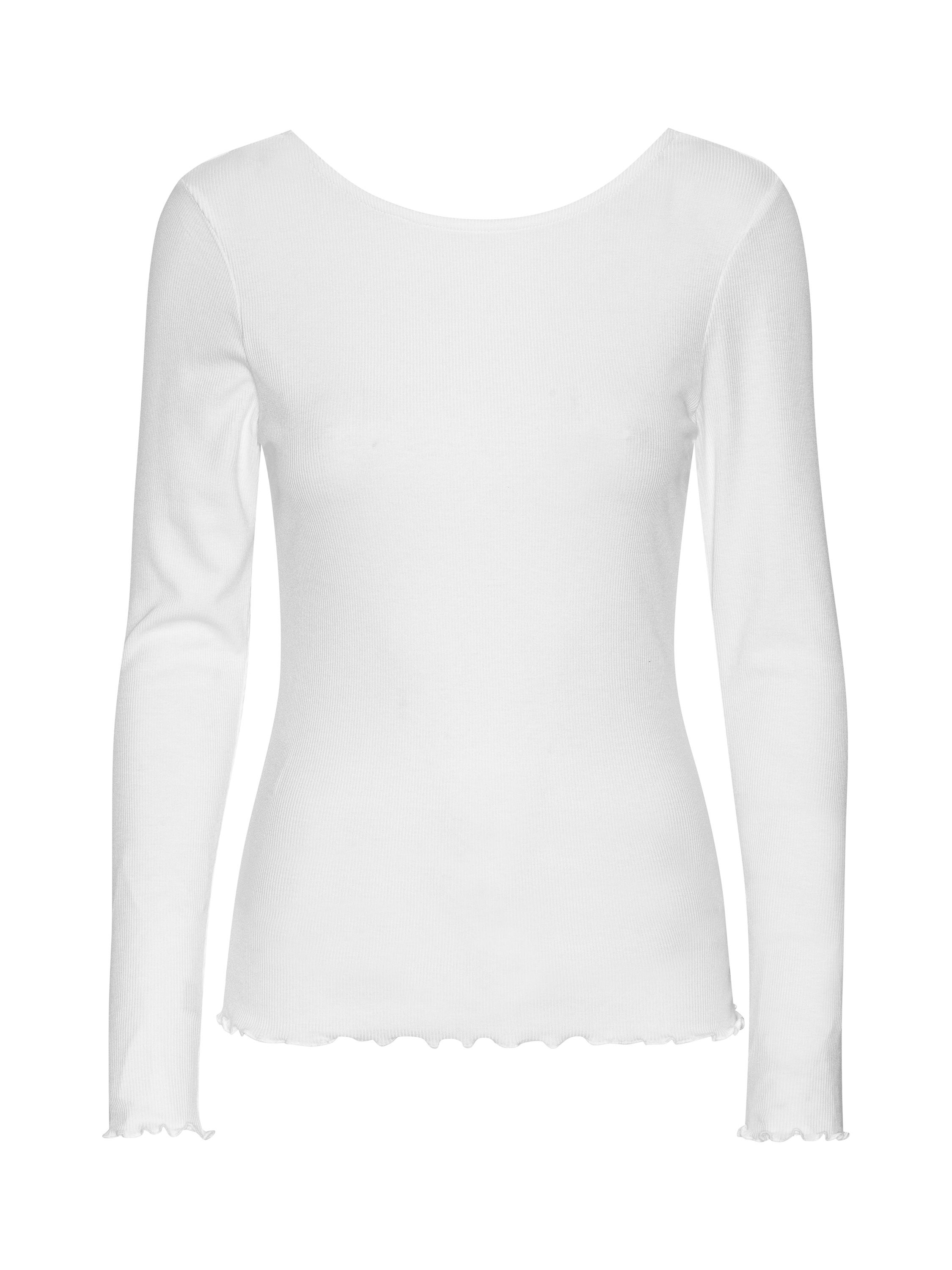 Product image 6 of 6, which shows A-VIEW Florine Long Sleeve Top, White, XS