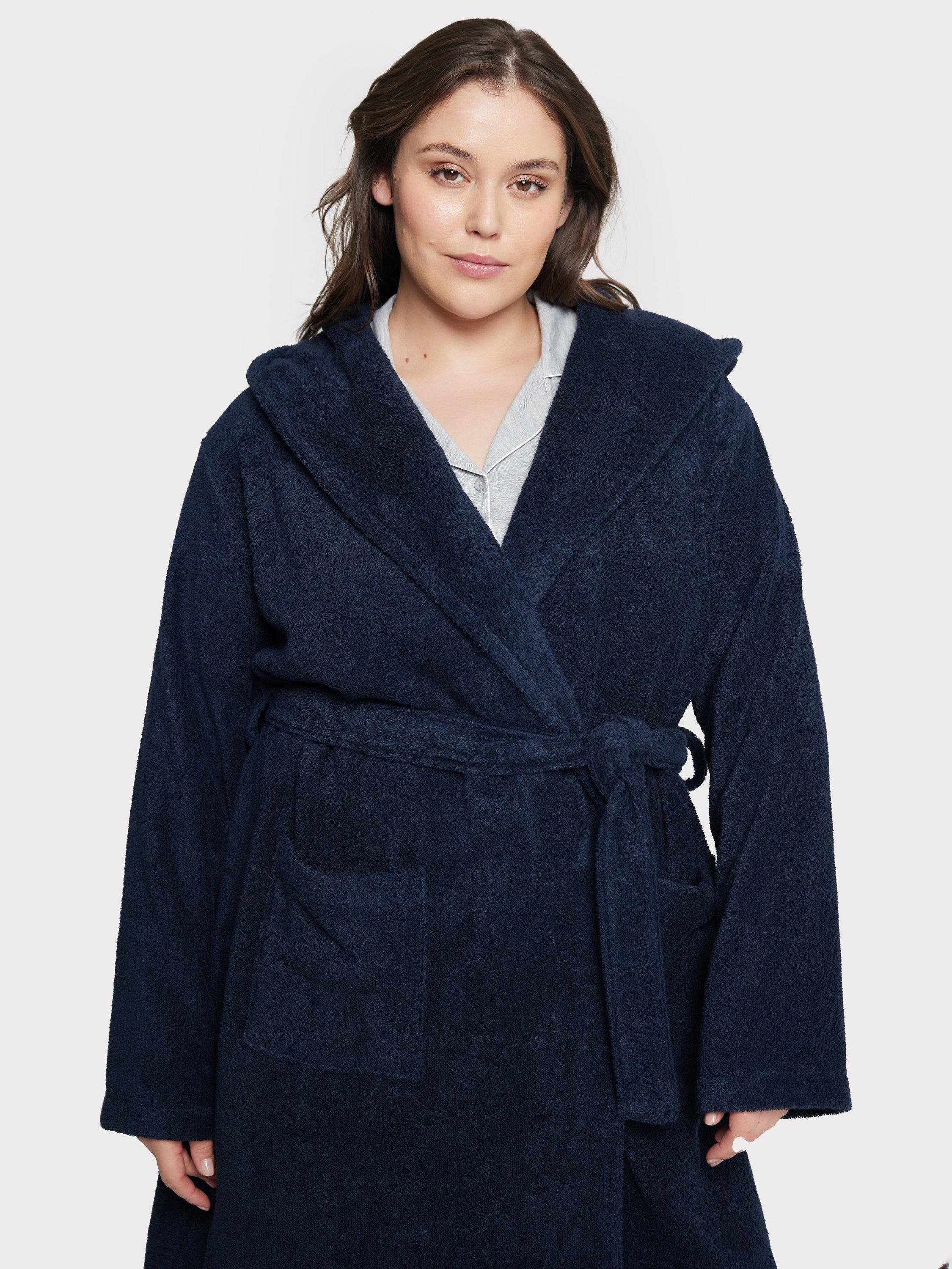 Chelsea Peers Curve Premium Towelling Robe, Navy