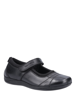 Hush Puppies Kids' Clara Senior School Shoes, Black - view 2, Black