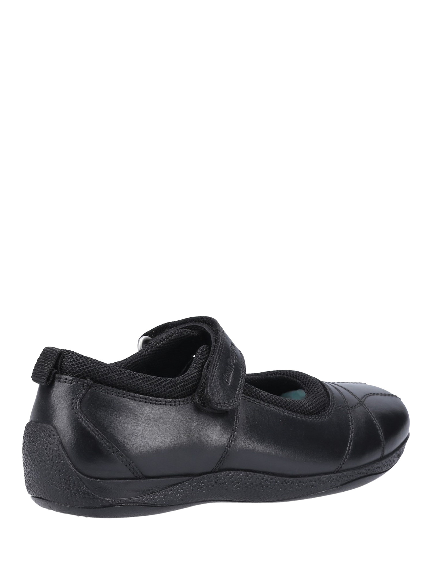 Product image 3 of 4, which shows Hush Puppies Kids' Clara Senior School Shoes, Black, 5