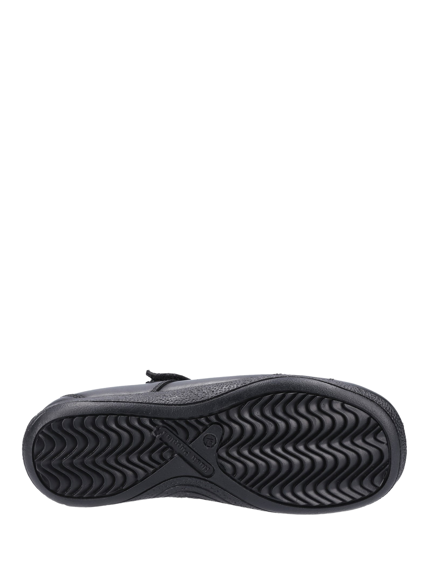 Product image 4 of 4, which shows Hush Puppies Kids' Clara Senior School Shoes, Black, 5