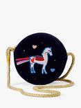 Stych Kids' Unicorn Crossbody Bag, Navy