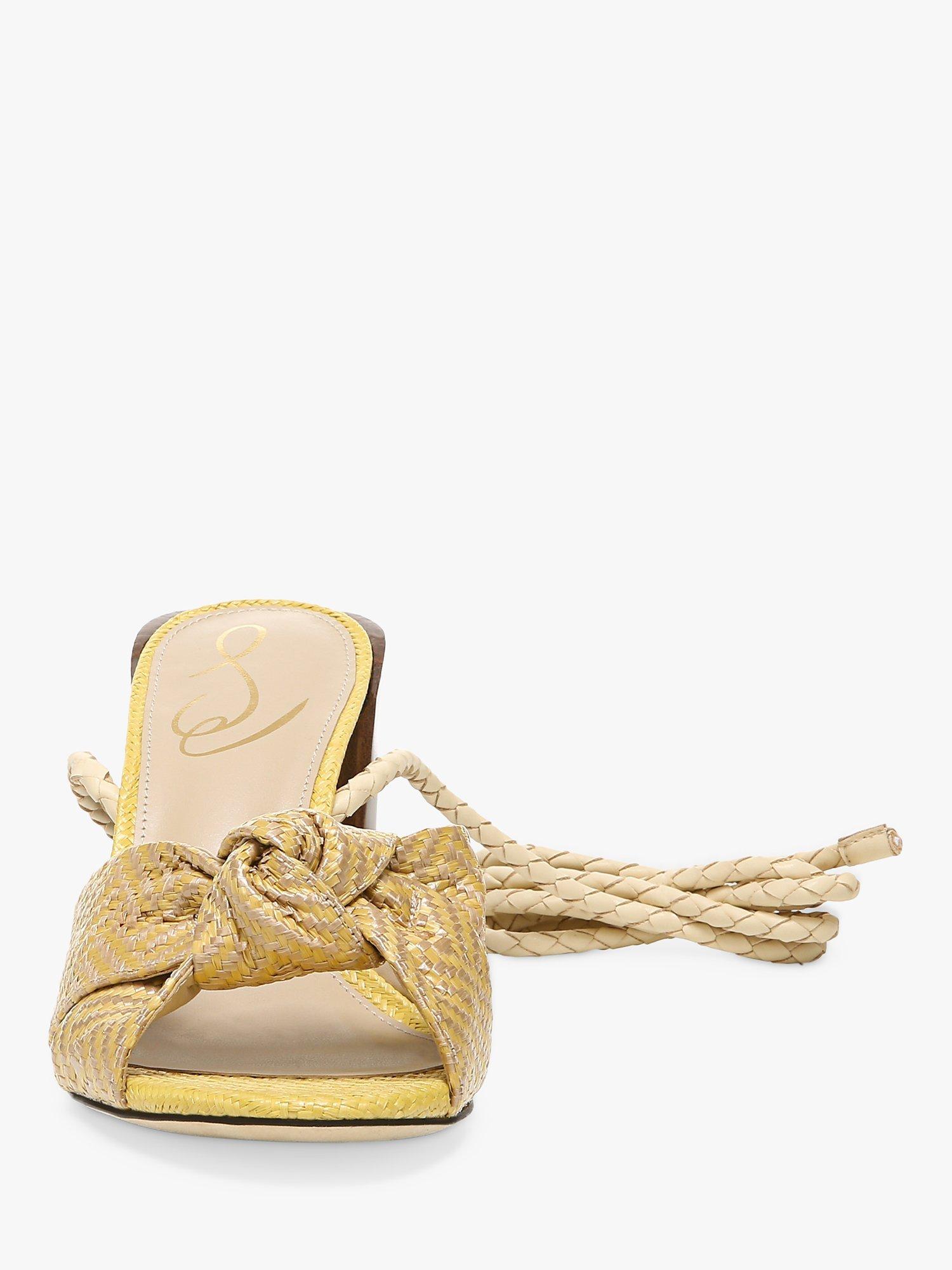 Product image 2 of 6, which shows Sam Edelman Bodhi Knot Detail Sandals, Natural, 9