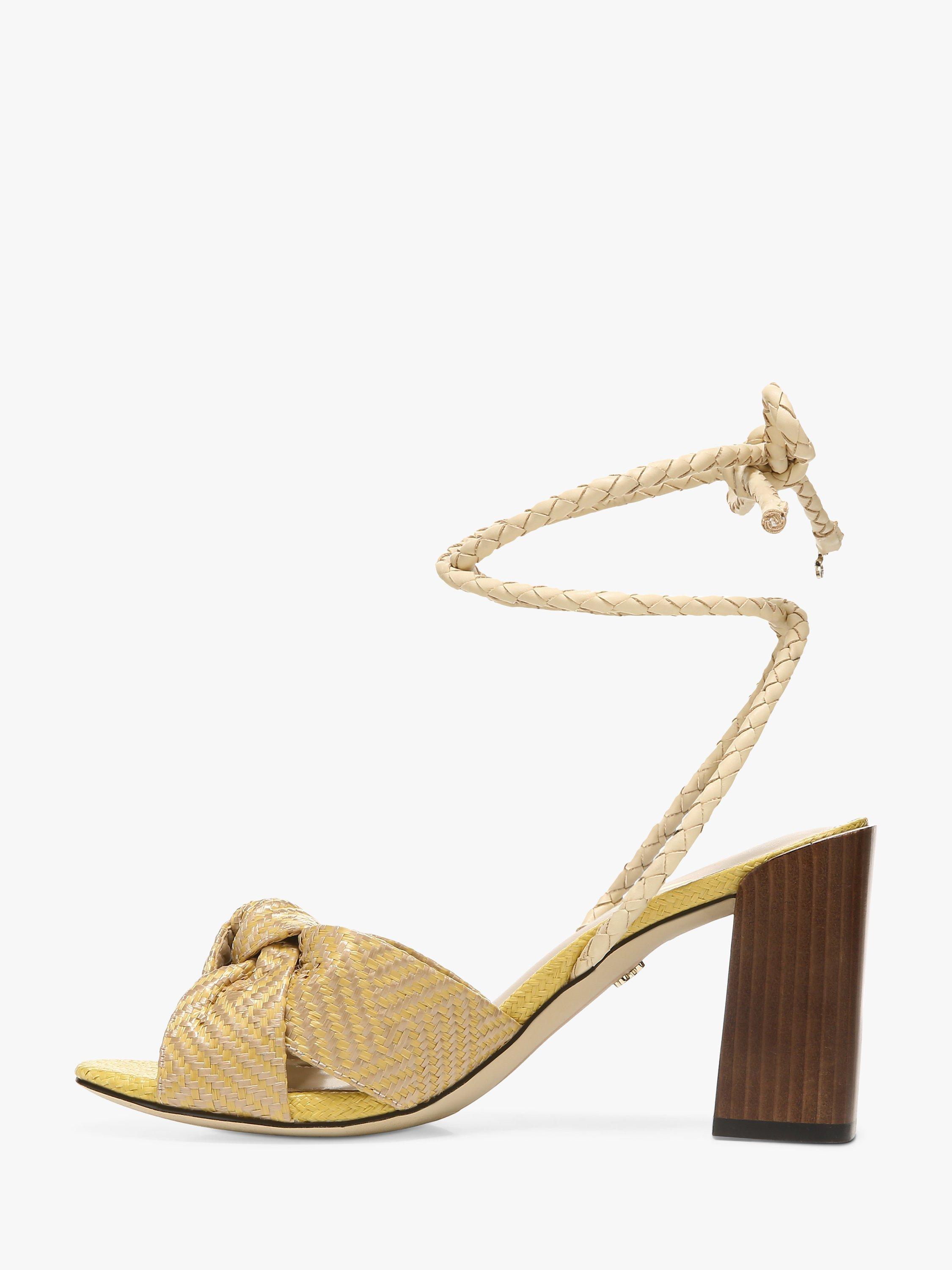 Product image 3 of 6, which shows Sam Edelman Bodhi Knot Detail Sandals, Natural, 9