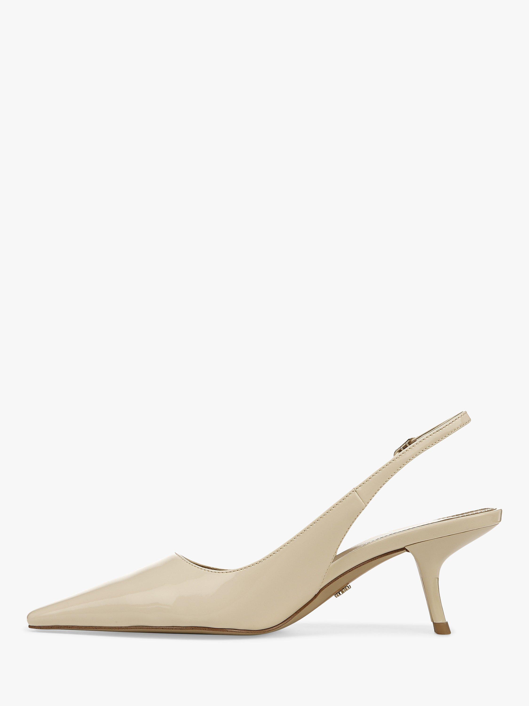 Product image 3 of 6, which shows Sam Edelman Bianka Slingback Court Shoes, Ivory, 3