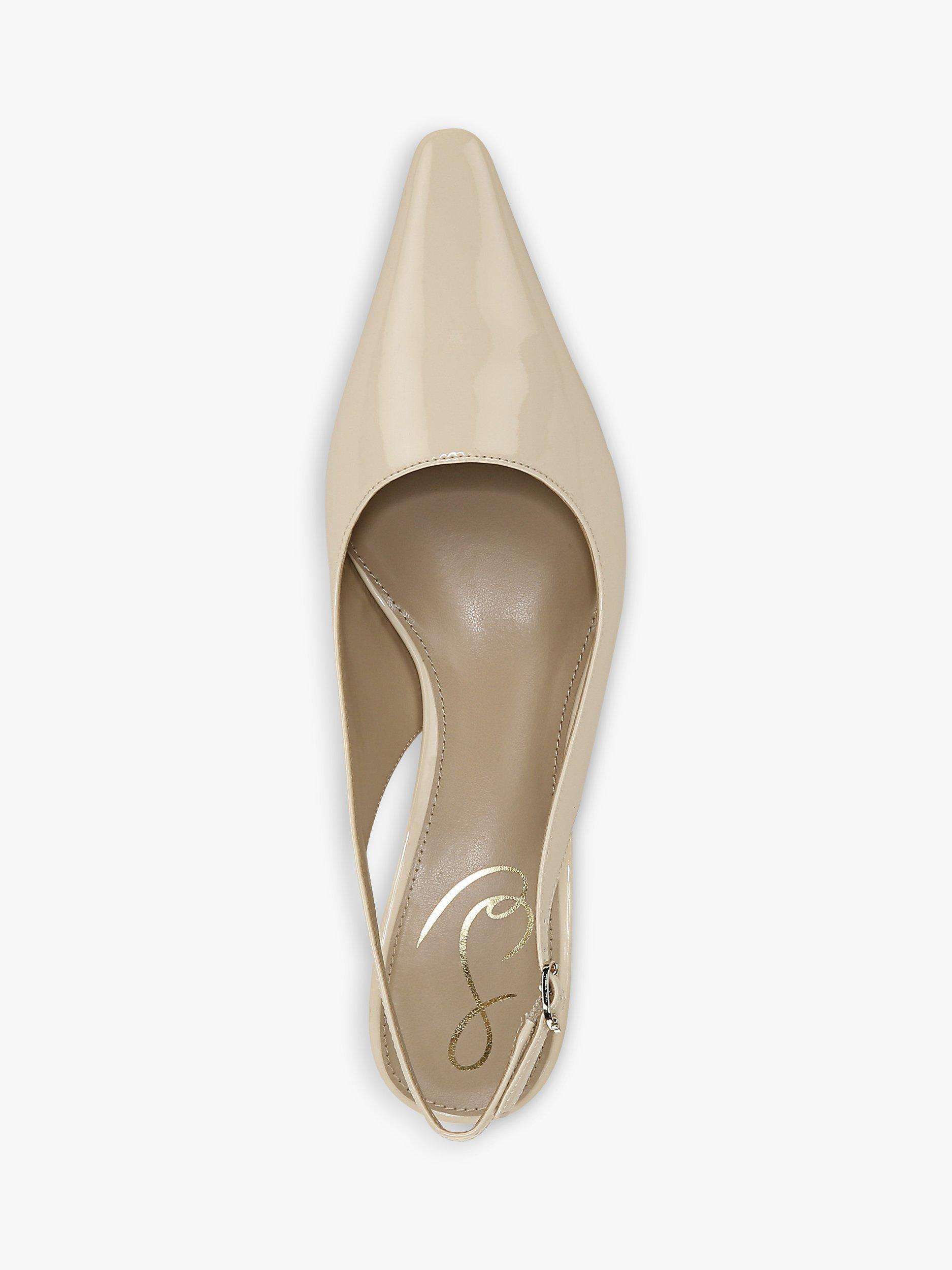 Product image 5 of 6, which shows Sam Edelman Bianka Slingback Court Shoes, Ivory, 3