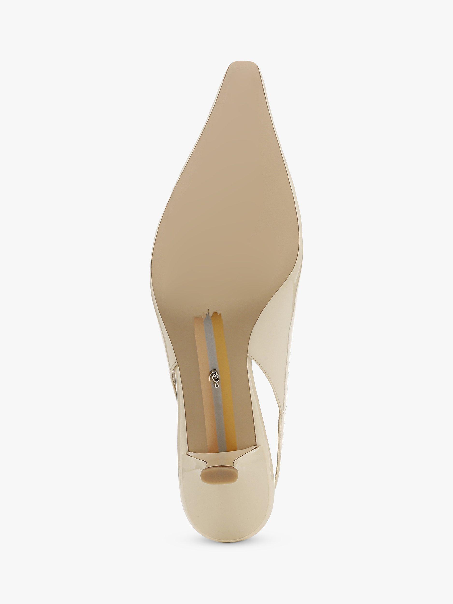 Product image 6 of 6, which shows Sam Edelman Bianka Slingback Court Shoes, Ivory, 3