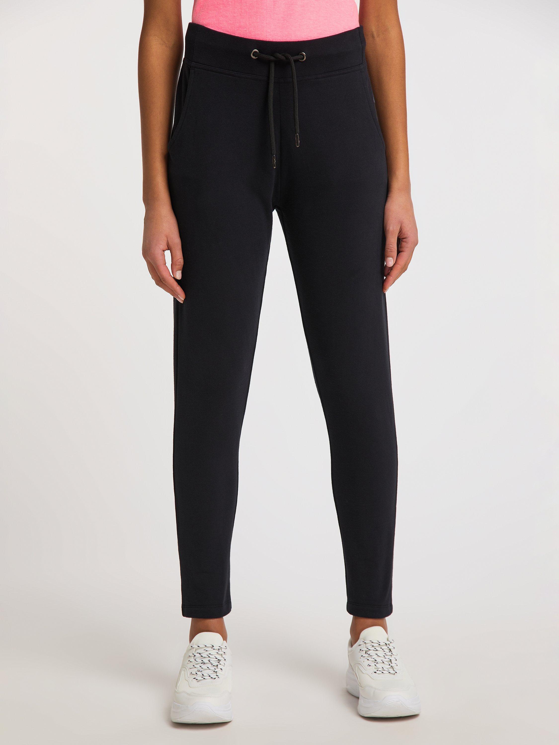 Product image 2 of 7, which shows Venice Beach Sherly Cotton Blend Joggers, Black, S