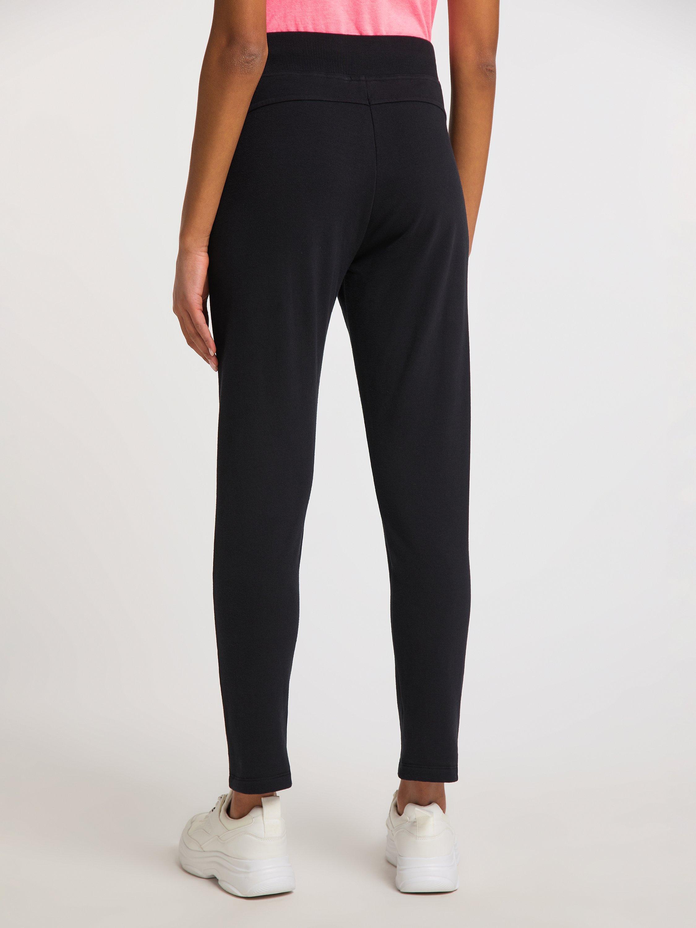 Product image 3 of 7, which shows Venice Beach Sherly Cotton Blend Joggers, Black, S