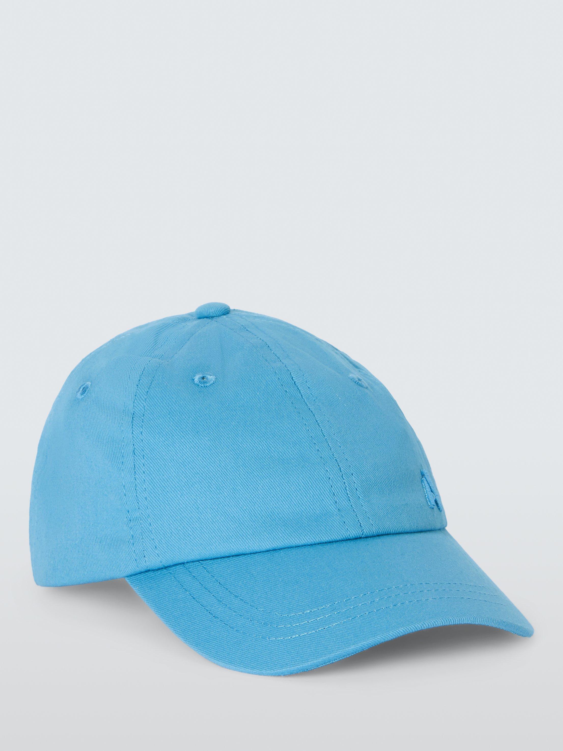 Product image 2 of 3, which shows John Lewis ANYDAY Kids' Embroidered Baseball Cap, Blue, 0-6 months