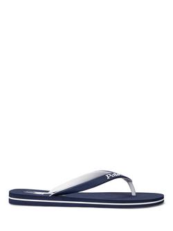 Ralph Lauren Rubber Sandals, Navy/White - view 2, Navy White