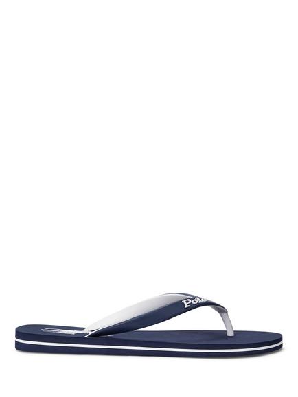 Polo Ralph Lauren Rubber Sandals, Navy/White, Navy White