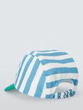 John Lewis ANYDAY Baby Cotton Stripe Baseball Cap, Blue/Multi