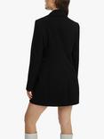 James Lakeland Double Breasted Blazer Jacket, Black, Black