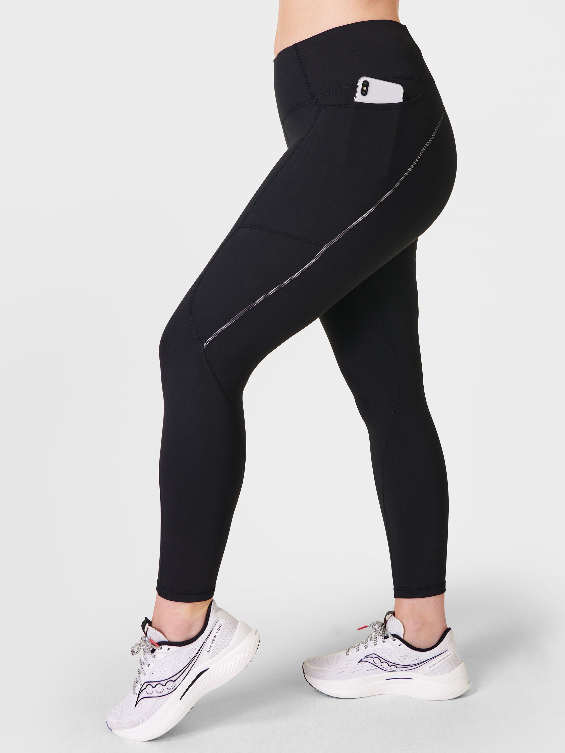 Sweaty Betty Therma Boost 2.0 7/8 Running Leggings, Black