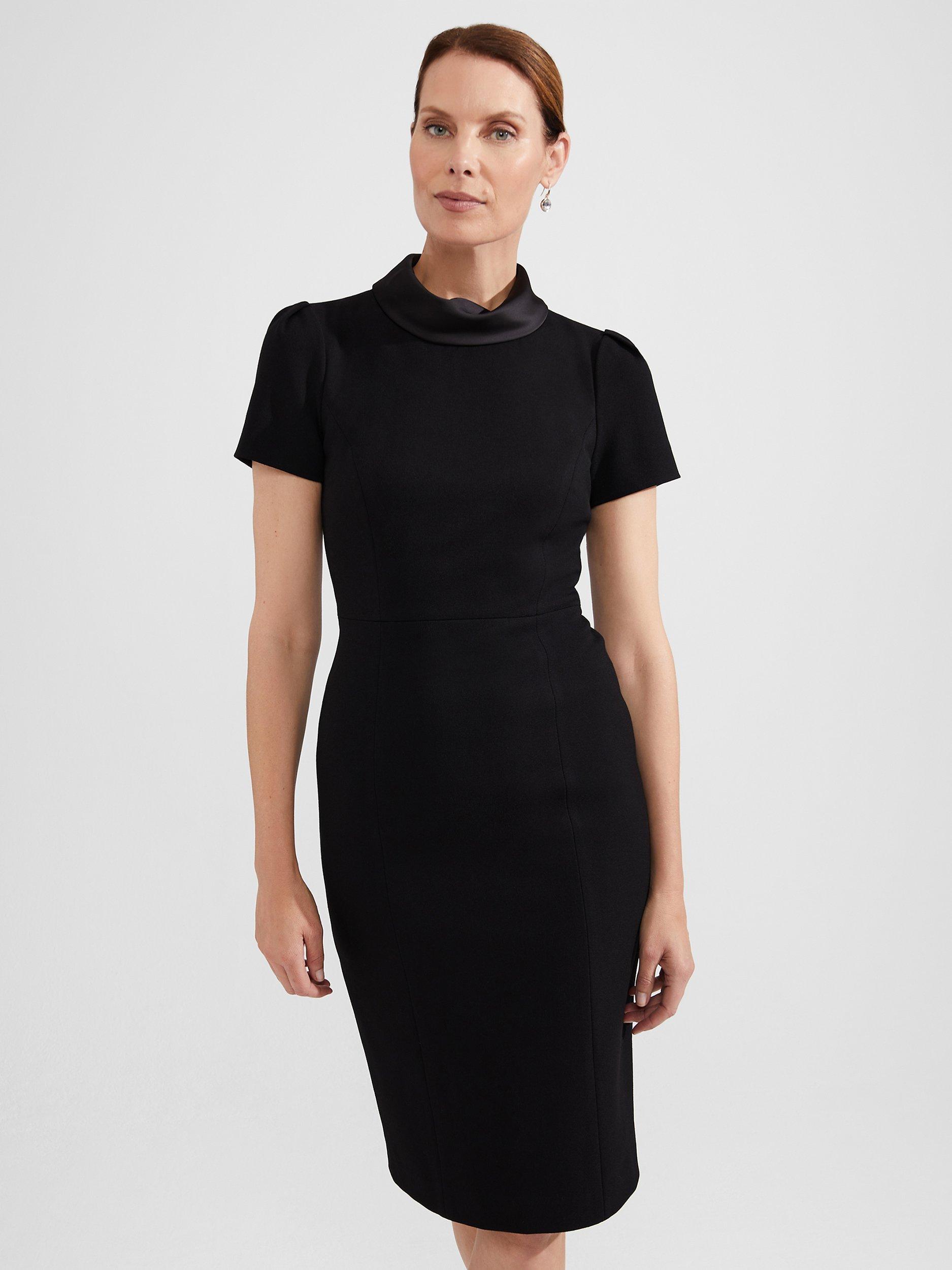 Hobbs Eloise Shift Dress, Black