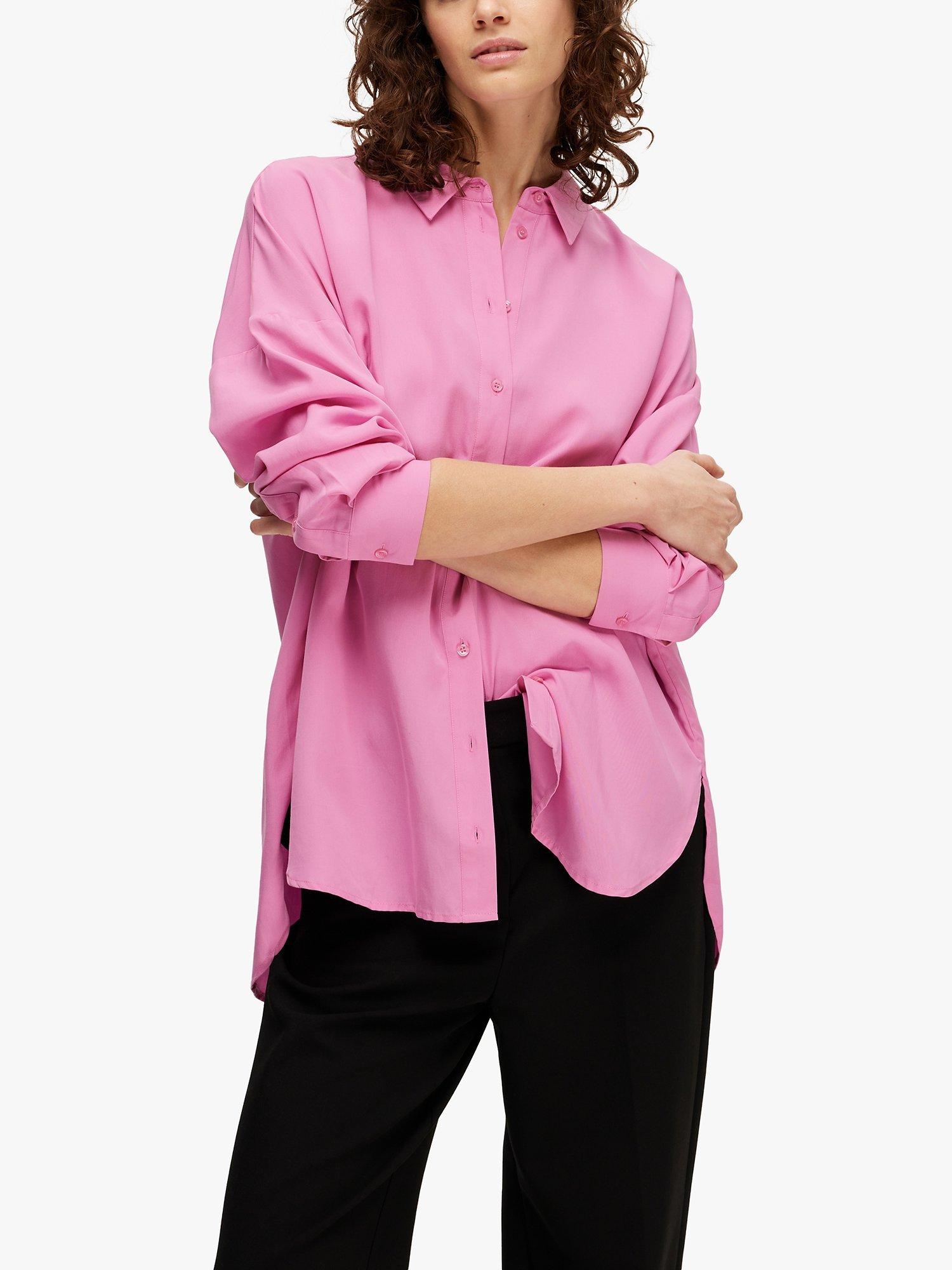 SELECTED FEMME Long Sleeve Shirt, Cyclamen, 34