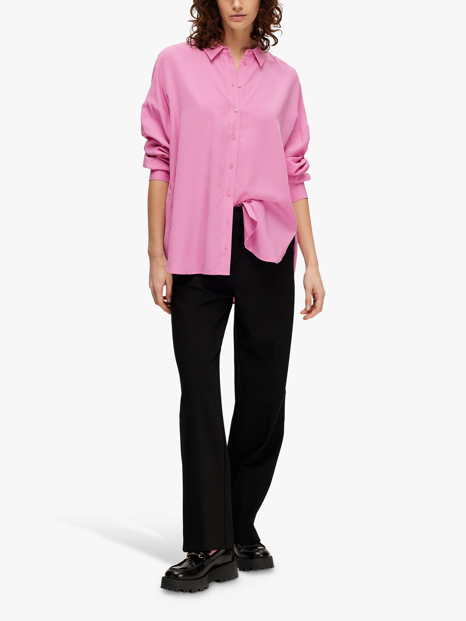 SELECTED FEMME Long Sleeve Shirt, Cyclamen, 34