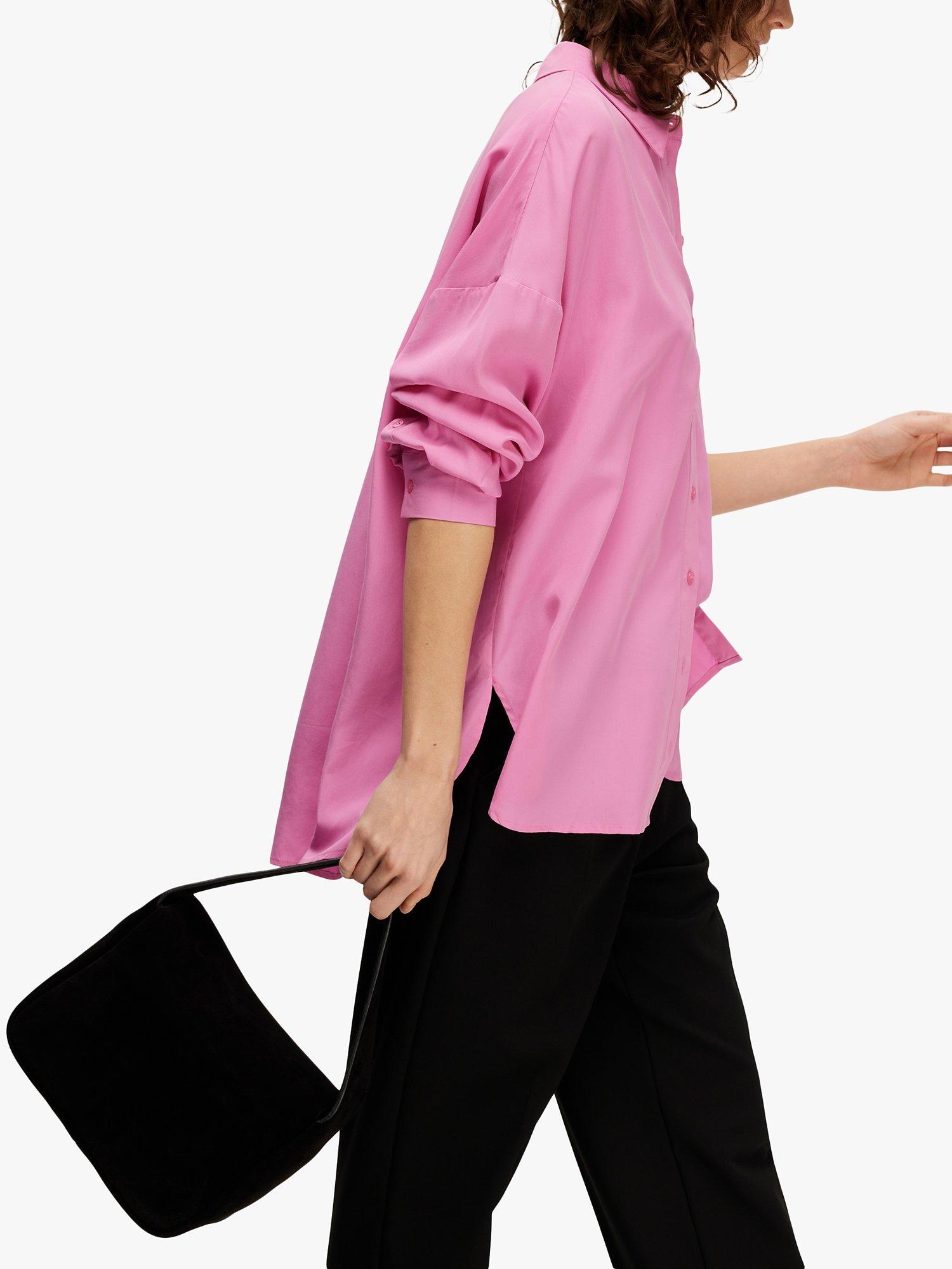 SELECTED FEMME Long Sleeve Shirt, Cyclamen, 34