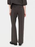 Saint Tropez Blair Flared Leg Elastic Waist Trousers, Gold, Gold