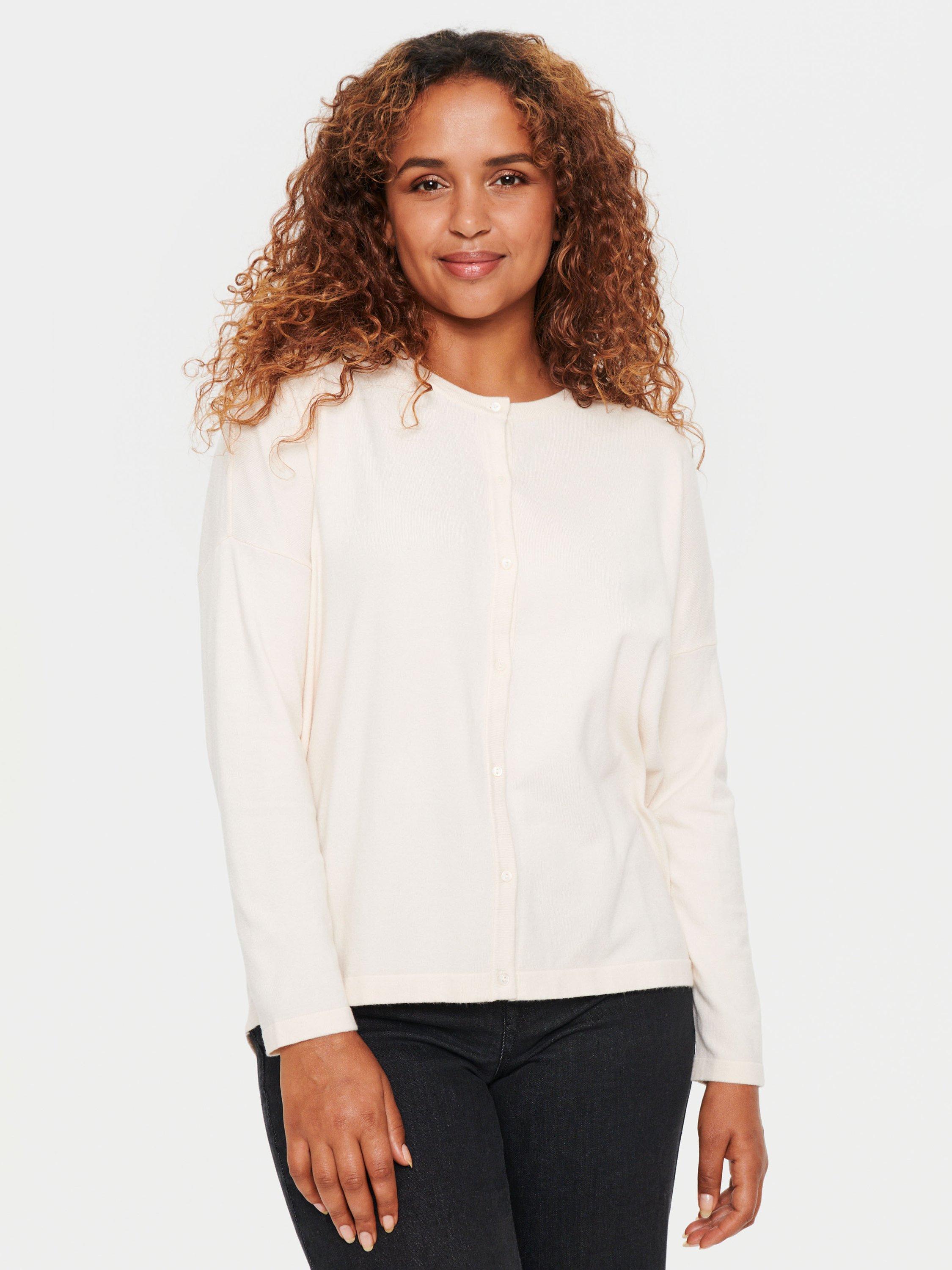 Saint Tropez Baria Star Cardigan, Creme