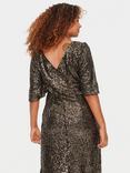 Saint Tropez Bailey Sequin Dress, Metallic