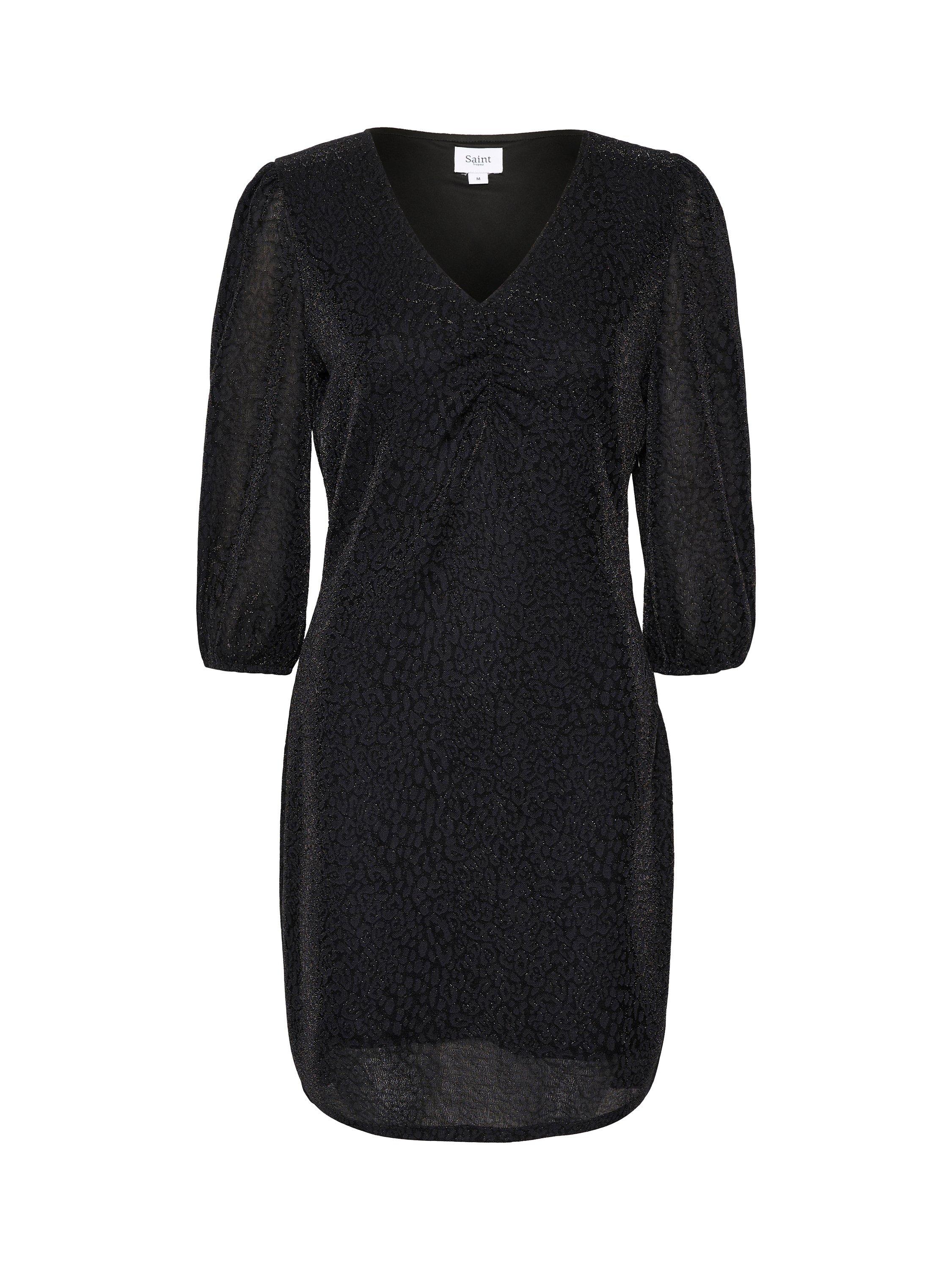 Product image 5 of 6, which shows Saint Tropez Biana V-Neck Dress, Black, XXL